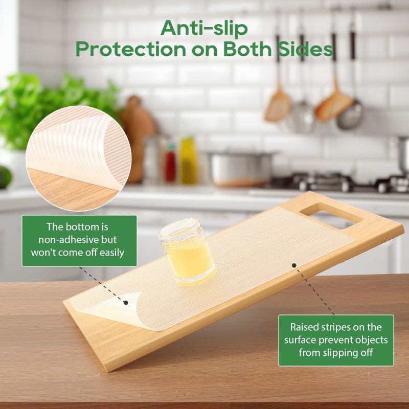 Anoak Shelf Liner Cabinet Liner, Non Adhesive Washable 17.5 Inch x 20 FT(240 Inch) Waterproof Durable Non-Slip Shelf Liner for Kitchen, Drawer, Refrigerator - Image 4